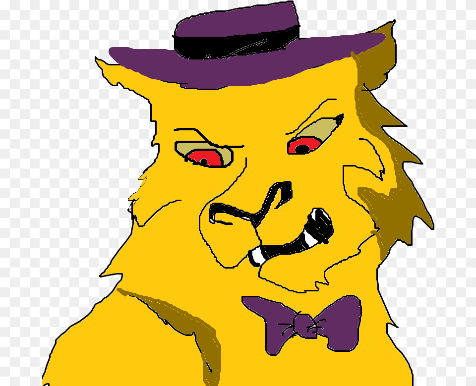 Nightmare Fredbear Will Look Like Scar From Lion King, Person, Face, Head, Formal Wear Free Png Download