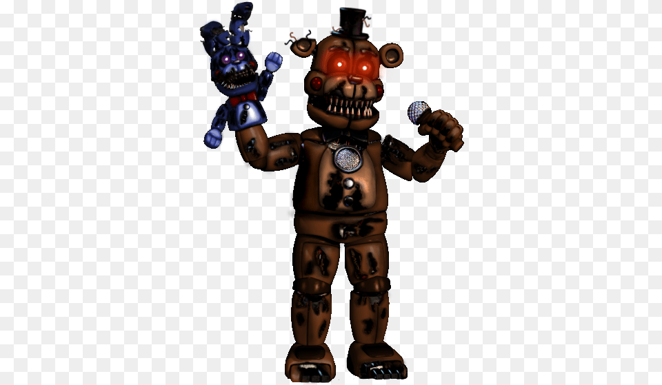 Nightmare Freddy, Robot, Person, Emblem, Symbol Free Transparent Png