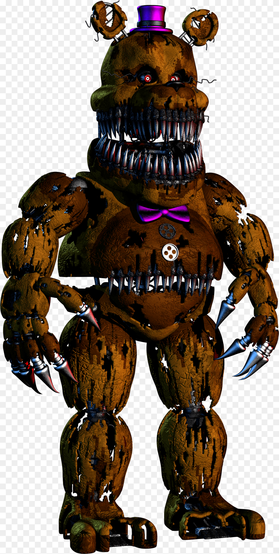 Nightmare Freddy, Text, Symbol, Number Free Png Download