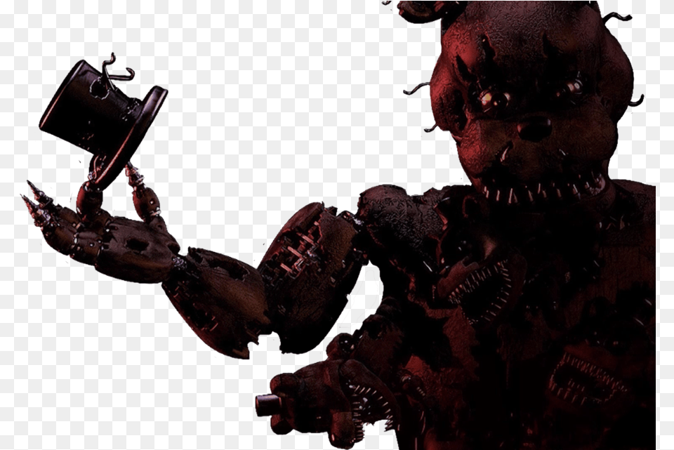 Nightmare Freddy Face Fnaf 4 Nightmare Freddy, Head, Person, Adult, Male Png