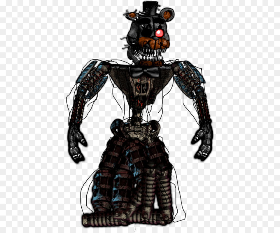 Nightmare Freddy Fnaf Nightmare Molten Freddy, Adult, Female, Person, Woman Free Png Download