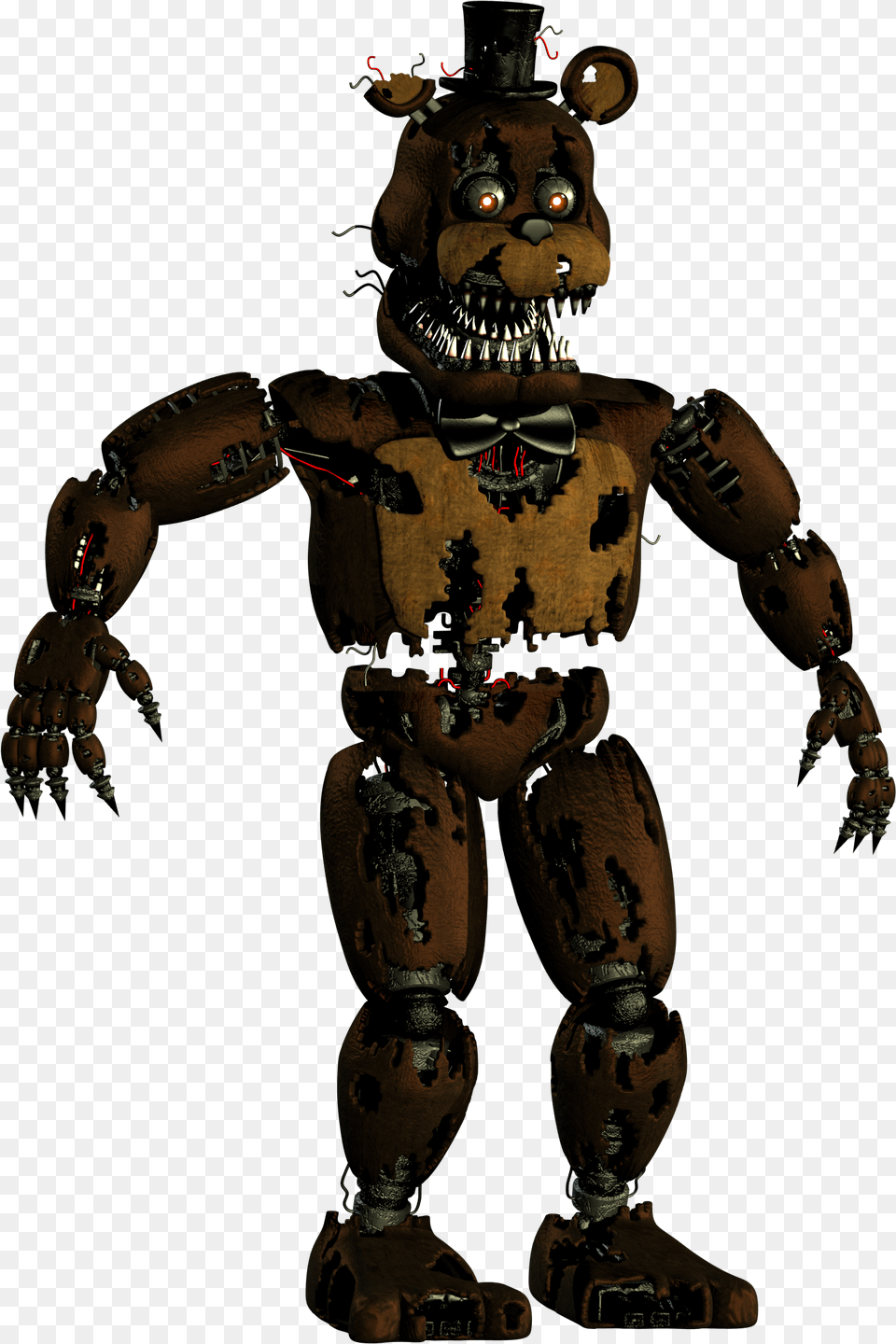 Nightmare Freddy V1 Five Nights At Freddy39s Nightmare Freddy 5 Inch Action, Person, Robot Free Transparent Png