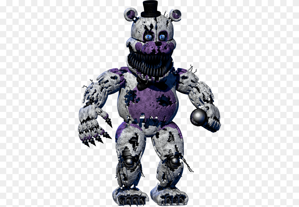 Nightmare Funtime Freddy Baby39s Nightmare Circus Funtime Freddy, Robot, Nature, Outdoors, Snow Png Image