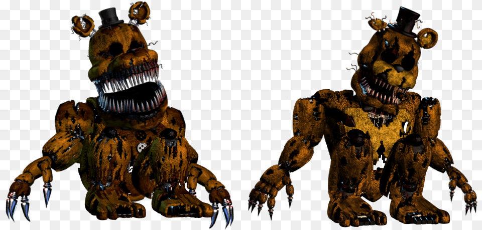 Nightmare Golden Freddy Fnaf Nightmare Golden Freddy, Adult, Female, Person, Woman Png Image