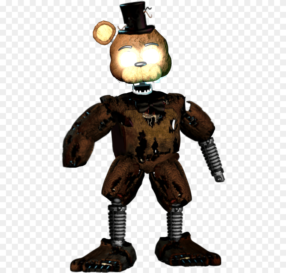 Nightmare Ignited Freddy Nightmare Ignited Freddy, Robot, Baby, Person Free Png