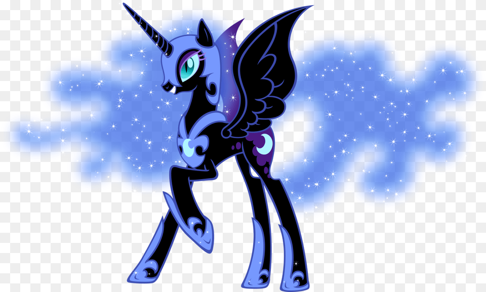 Nightmare Moon My Little Pony Nightmare Moon, Art, Graphics, Animal, Fish Free Transparent Png