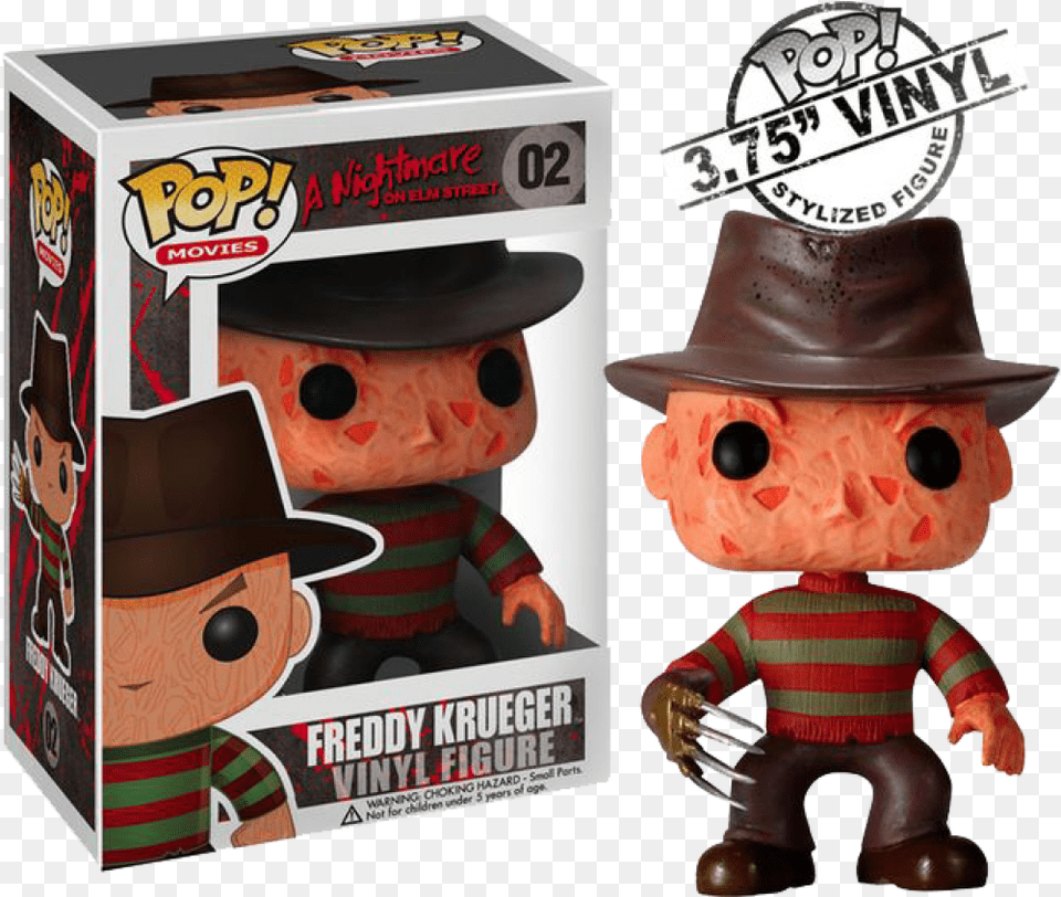 Nightmare On Elm Street Figurine Pop Freddy Krueger, Plush, Toy, Baby, Person Free Transparent Png