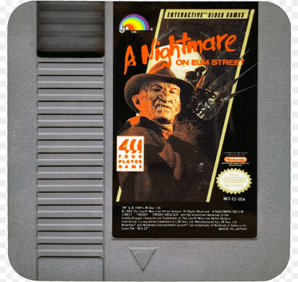 Nightmare On Elm Street Nes, Advertisement, Poster, Adult, Person Png