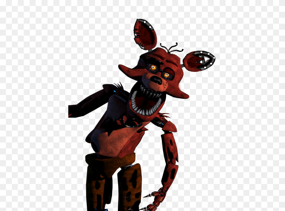 Nightmare Original Foxy, Adult, Male, Man, Person Png Image