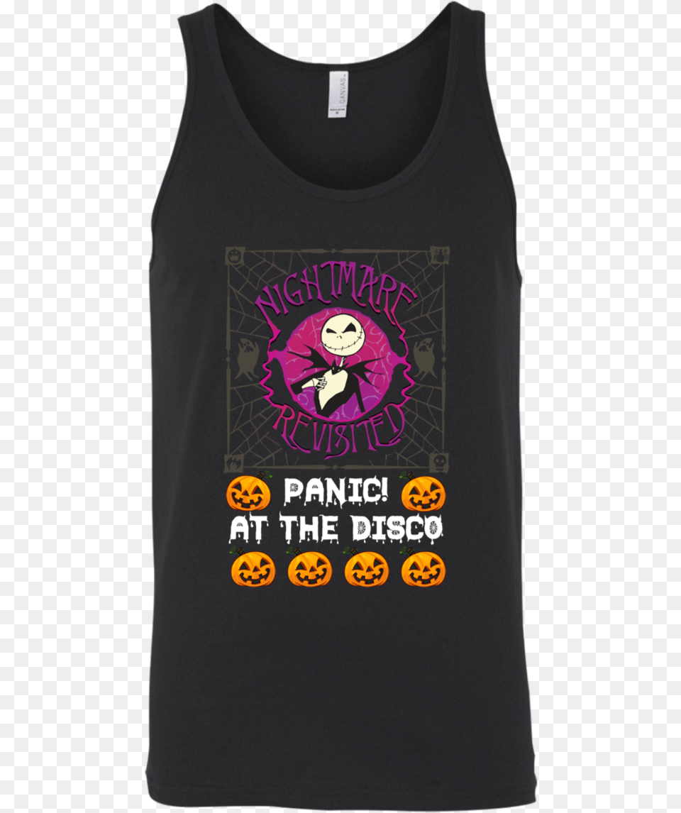 Nightmare Revisited Panic At The Disco Unisex Tank Nightmare Before Christmas, Clothing, T-shirt, Tank Top Free Transparent Png