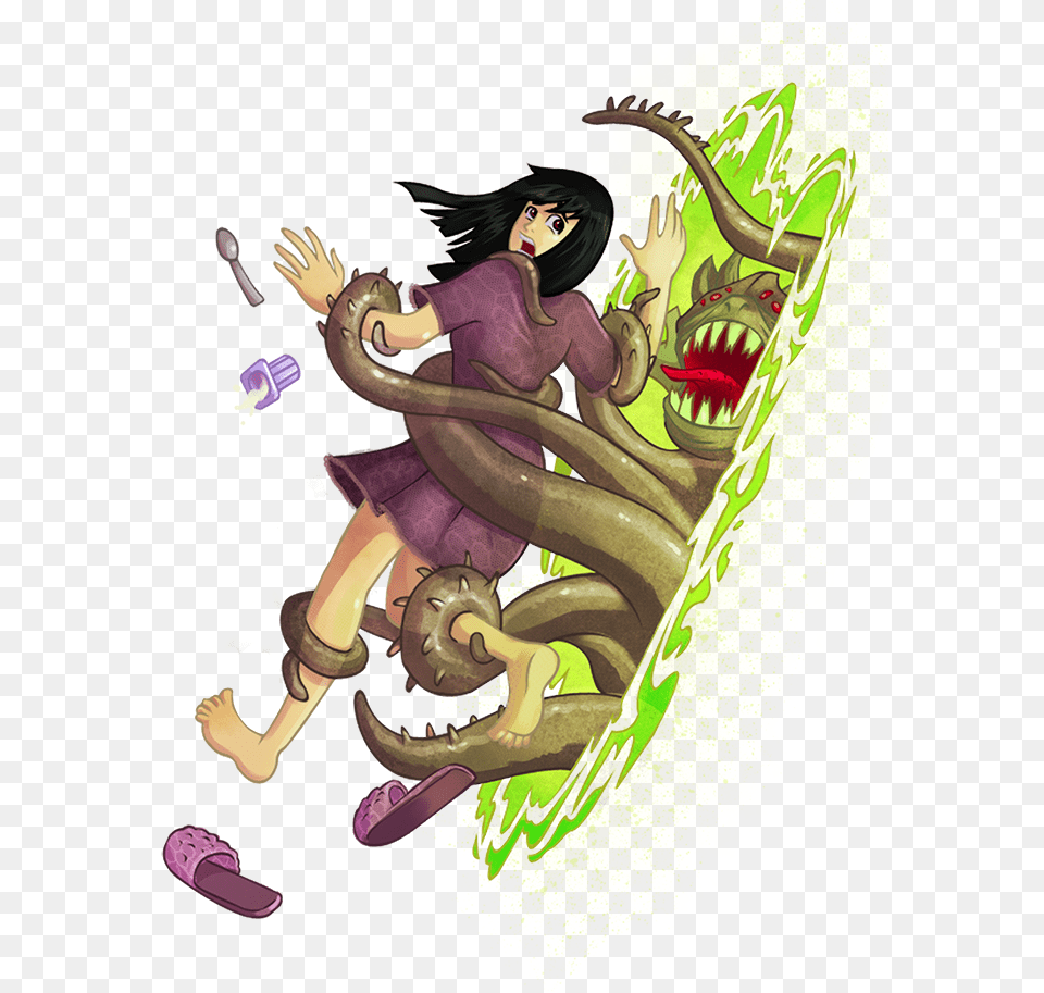 Nightmare Selene N2 Hd Cartoon, Book, Comics, Publication, Person Png