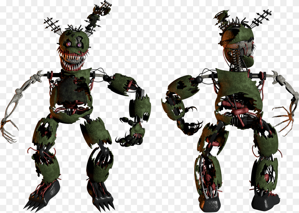 Nightmare Springtrap Model I Ve Made Hd Would Like Fnaf 3 Springtrap Endo, Robot, Person, Animal, Food Free Png Download