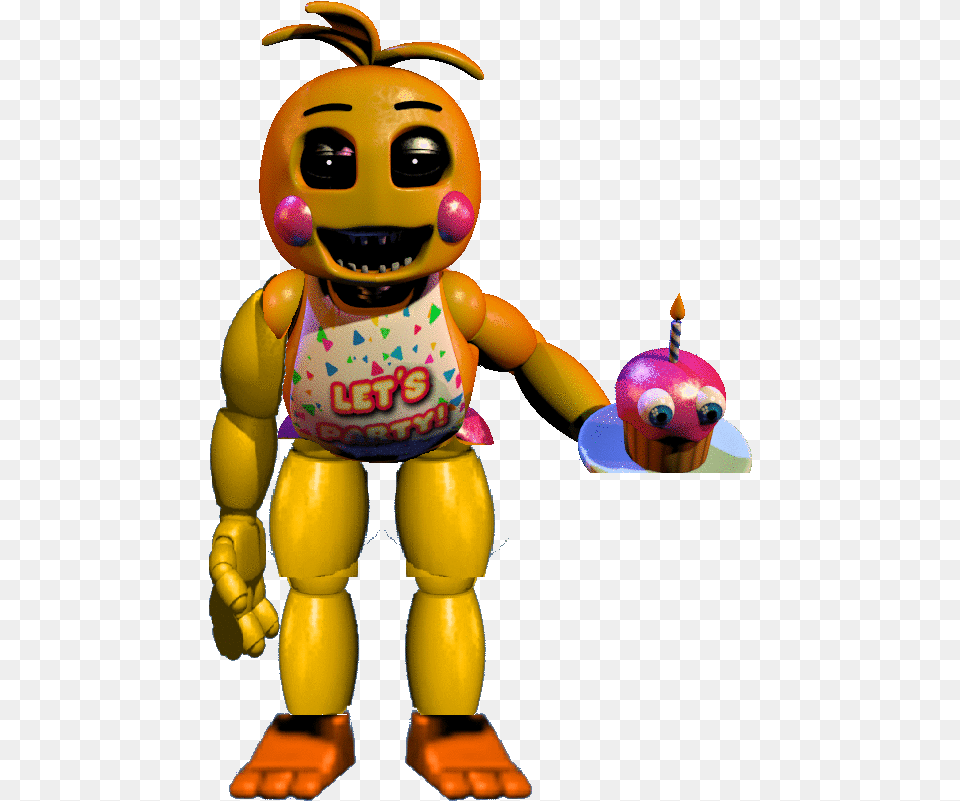 Nightmare Toy Chica, Robot, Baby, Person Free Png Download