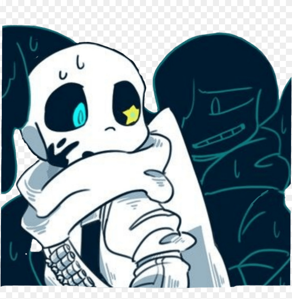 Nightmaresans Inksans Nightmare Sans X Ink Sans, Art, Baby, Person, Book Free Transparent Png