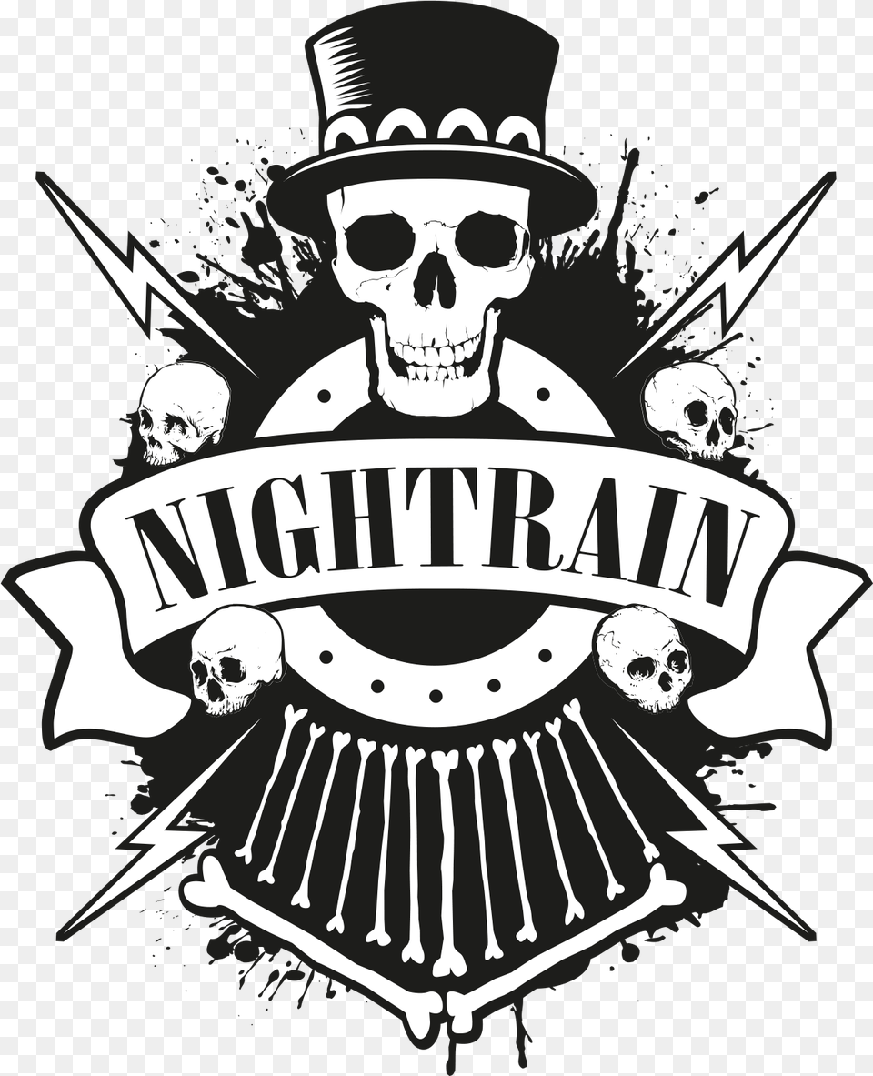 Nightrain Night Train Bradford, Symbol, Emblem, Person, People Free Transparent Png