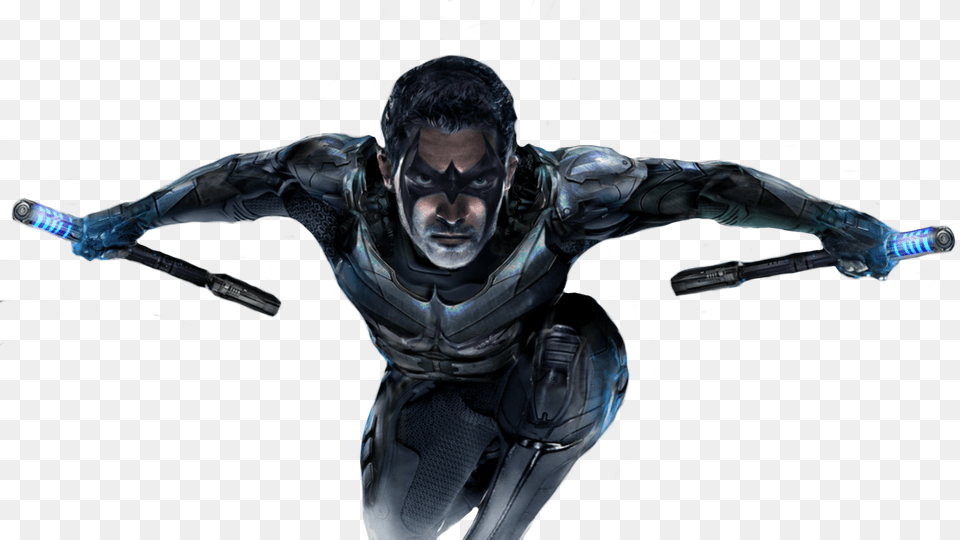 Nightwing, Adult, Male, Man, Person Free Png