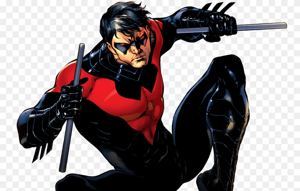 Nightwing, Adult, Male, Man, Person Png