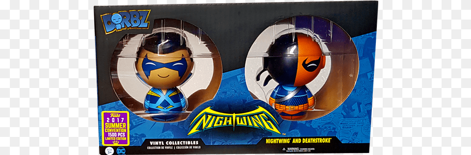 Nightwing And Deathstroke Sdcc 2017 Exclusive Dorbz Action Figure, Person, Face, Head Free Transparent Png