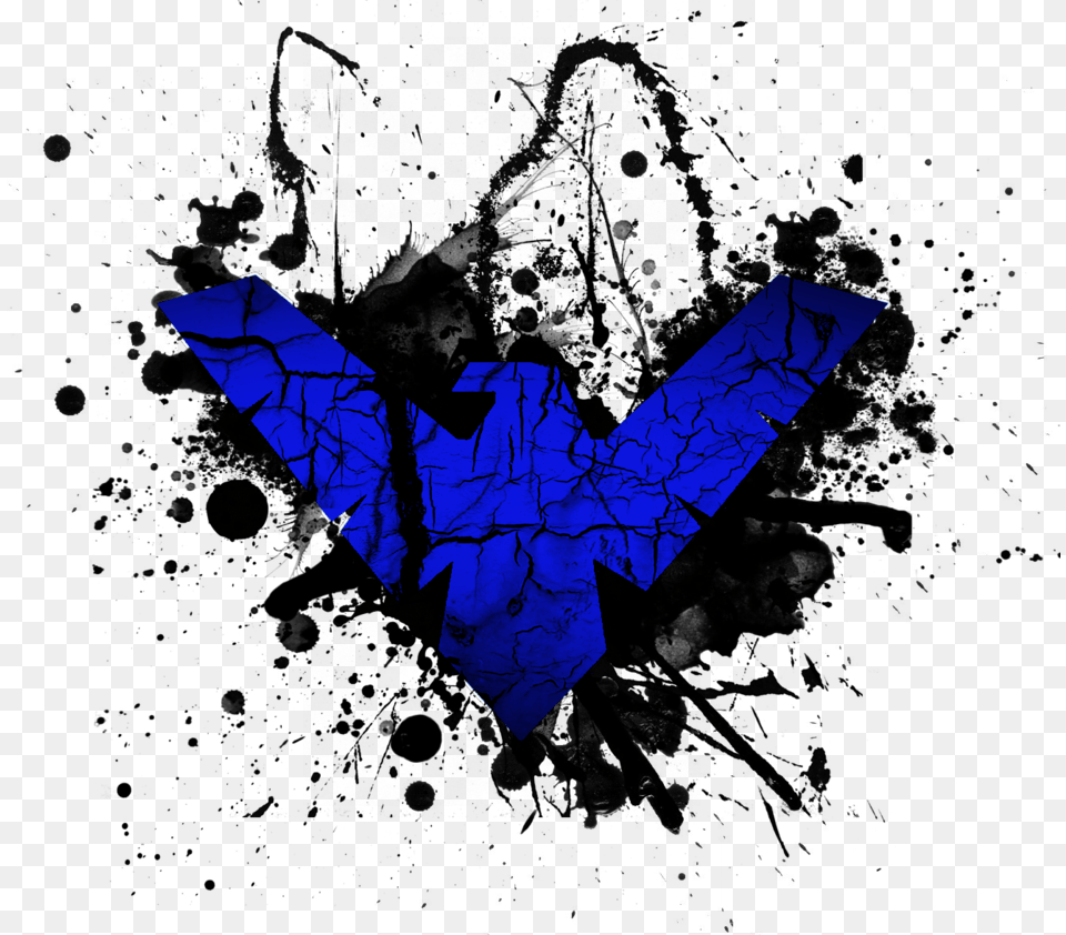 Nightwing Blue Logo Download Logo De Nightwing, Accessories, Gemstone, Jewelry Free Transparent Png
