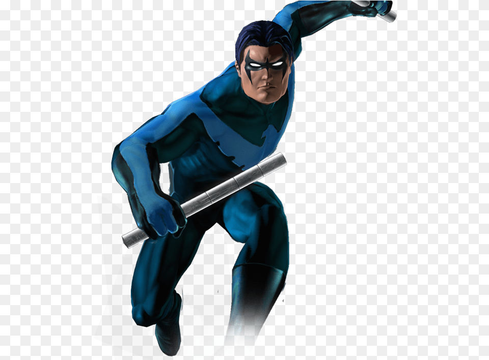 Nightwing Clipart Najtving, Adult, Baton, Female, Person Png