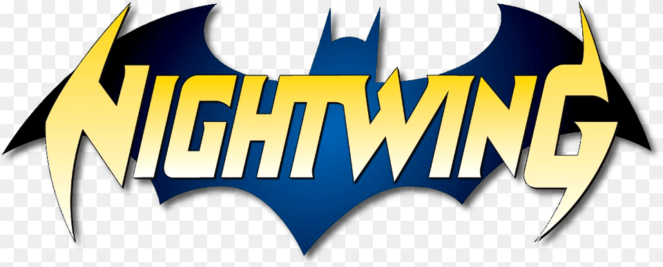 Nightwing Comic Logo, Symbol, Batman Logo Png Image