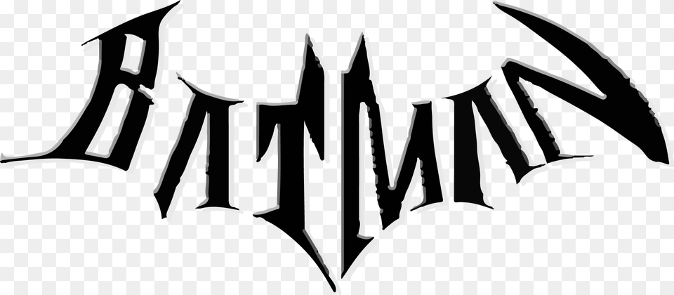 Nightwing Name Logo Batman Name Black And White, Symbol, Weapon, Batman Logo, Adult Free Transparent Png