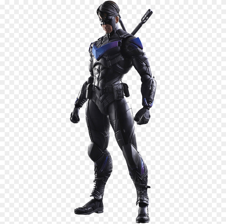 Nightwing Play Arts Kai, Adult, Male, Man, Person Png