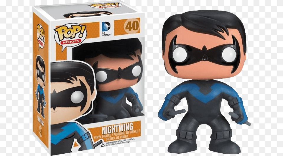 Nightwing Pop Vinyl Figurine Funko Pop Nightwing, Plush, Toy, Adult, Female Free Transparent Png