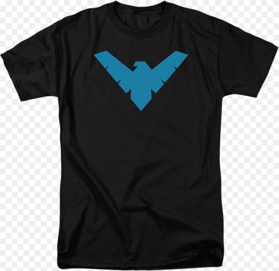 Nightwing Shirt Nightwing Symbol, Clothing, T-shirt Free Png