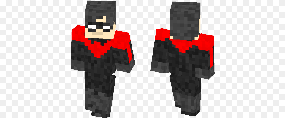 Nightwing Spiderman Ps4 Skin Minecraft, Person Free Png
