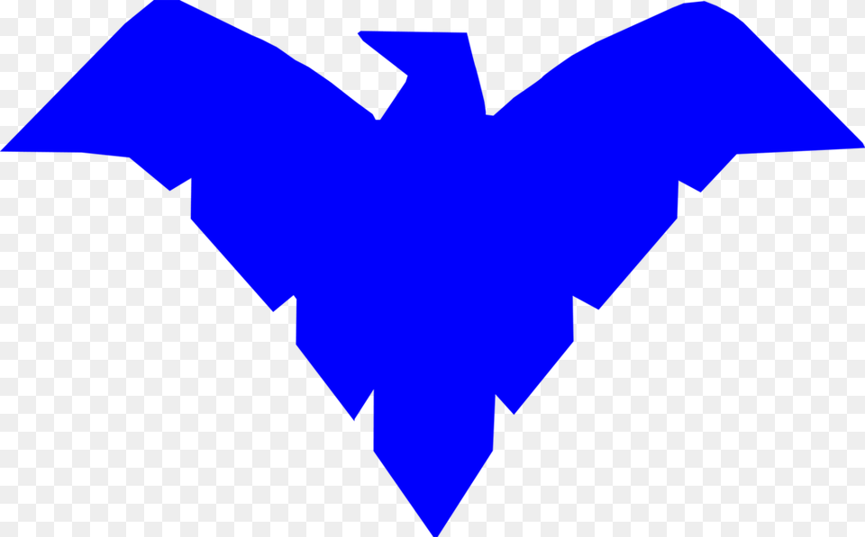 Nightwing Vector Dick 1 By Dickiejaybird Logo Asa Noturna, Animal, Fish, Sea Life, Shark Png Image