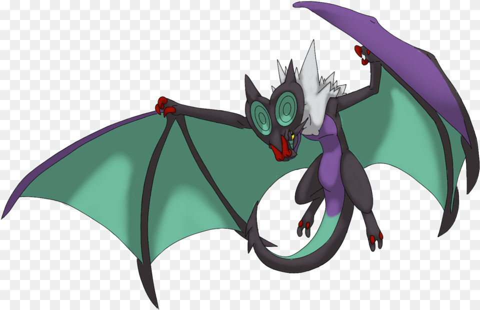 Nightwing Vs Crobat And Noivern Dragon Pokemon, Bow, Weapon Free Transparent Png