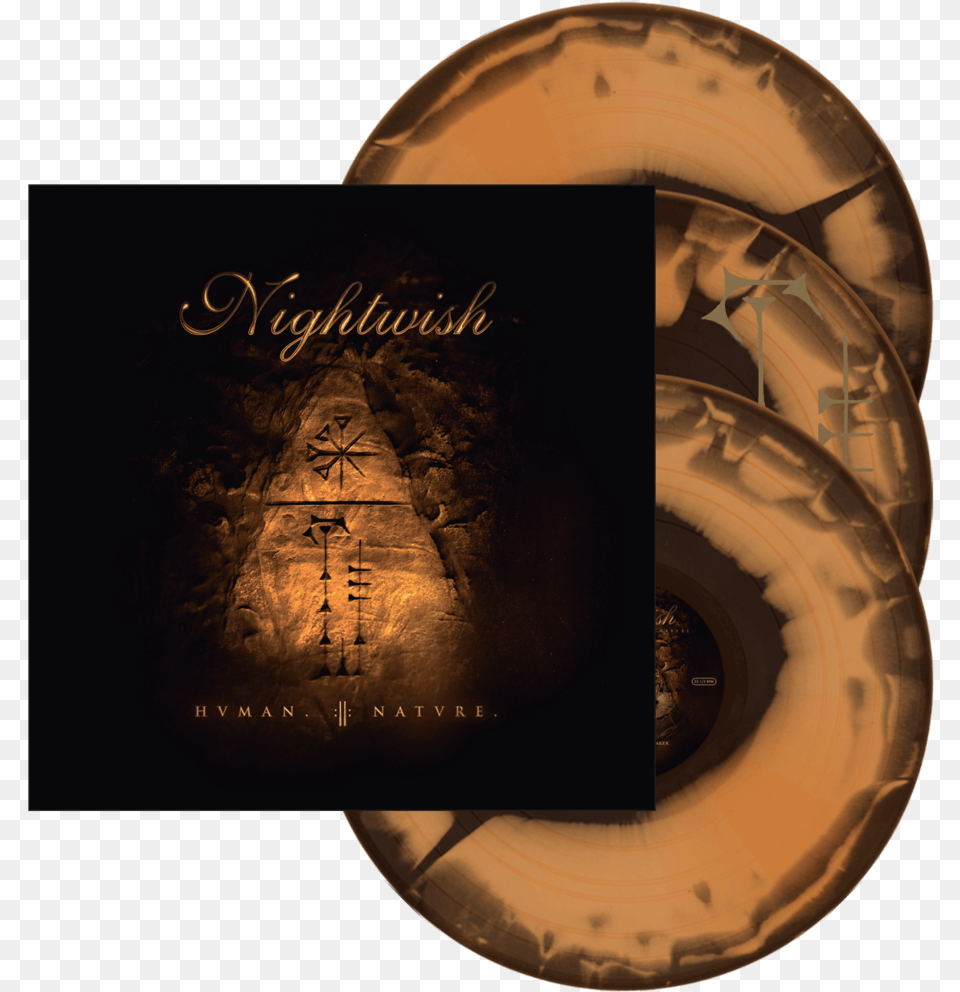 Nightwish Official Website Nightwish Human Nature Vinyl, Book, Publication, Text, Disk Free Png