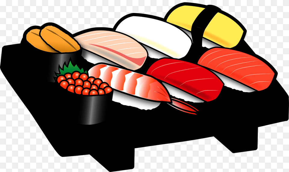 Nigiri Sushi Japanese Food Clipart, Dish, Meal, Grain, Produce Free Png