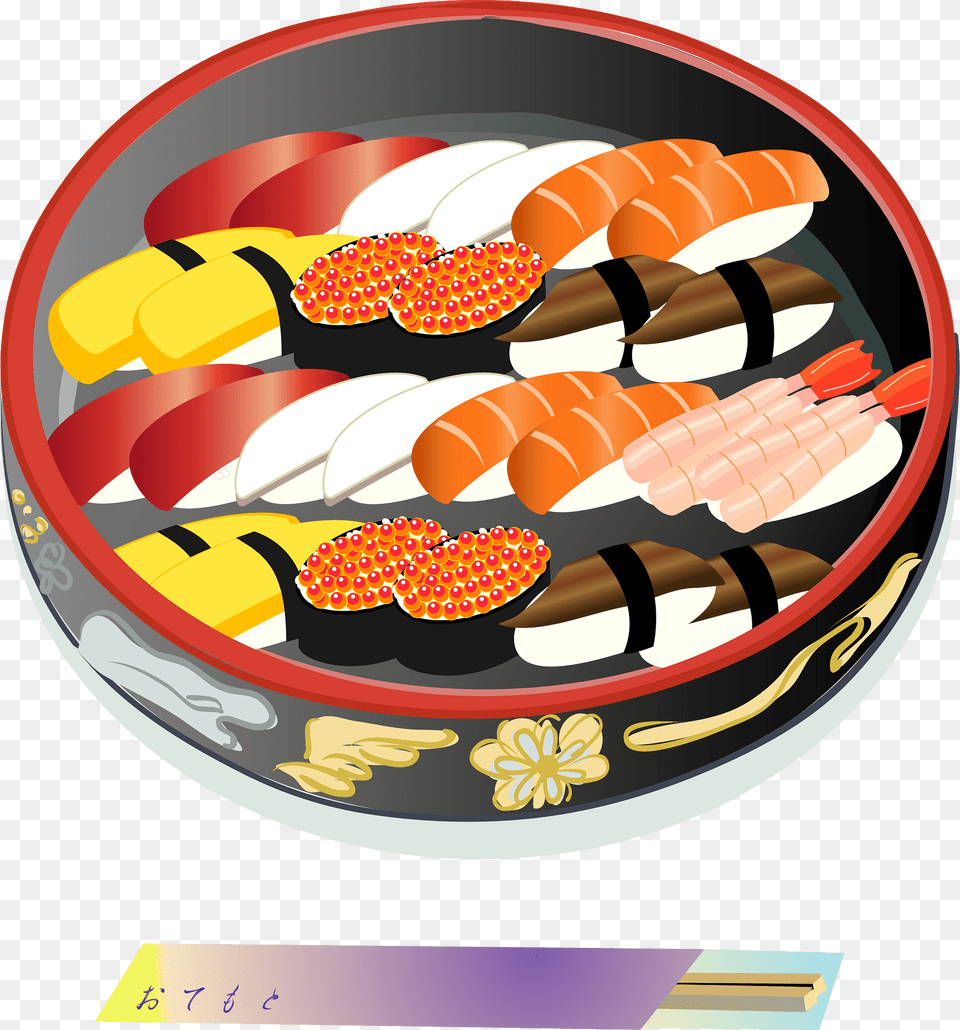 Nigiri Sushi Japanese Food Clipart, Dish, Meal, Grain, Produce Free Png