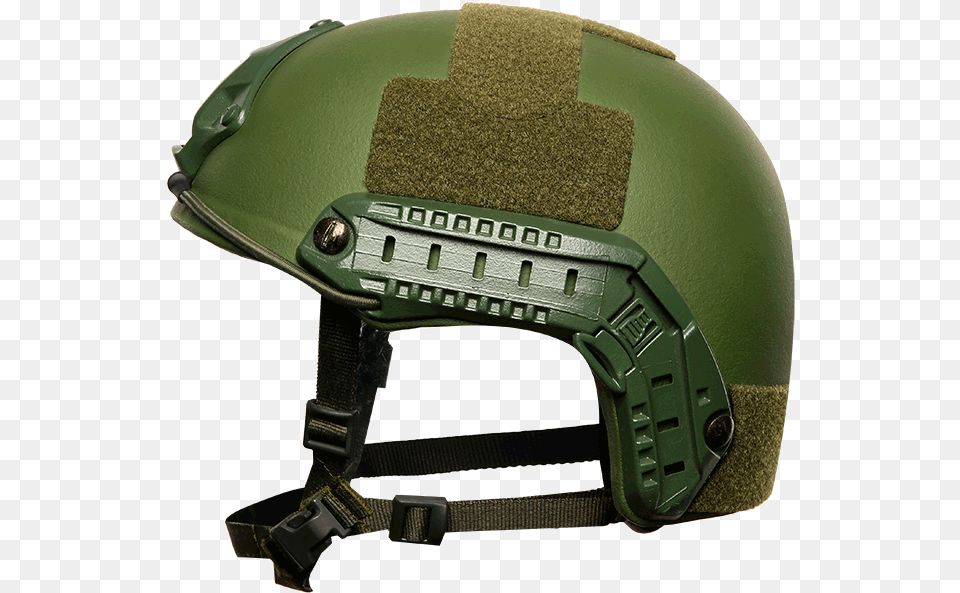 Nij Iiia Aramid Pe Military Army Green Football Helmet, Crash Helmet, Clothing, Hardhat Free Transparent Png