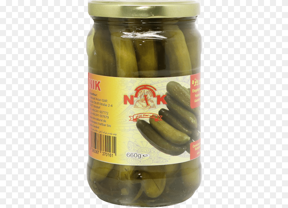 Nik Khiarshoor Vijeh Pickles Cucumber, Food, Pickle, Relish, Banana Free Png