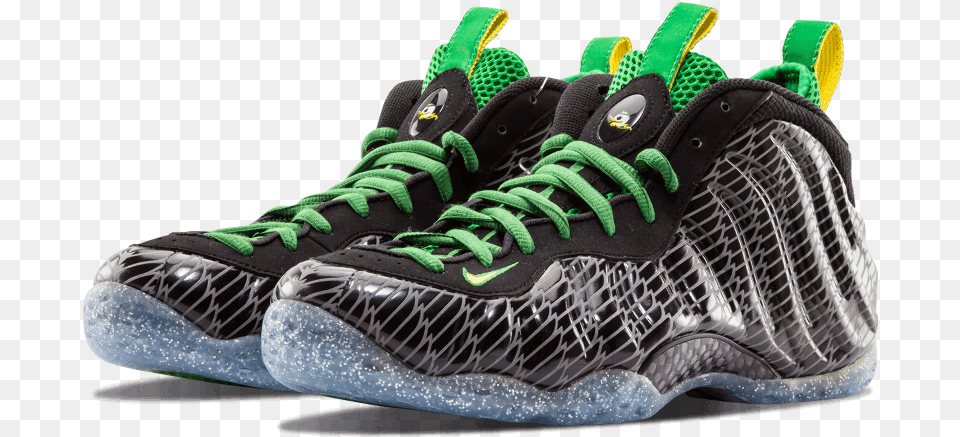 Nike Air Foamposite One Prm Uo Qs 39oregon, Clothing, Foam, Footwear, Shoe Free Png Download