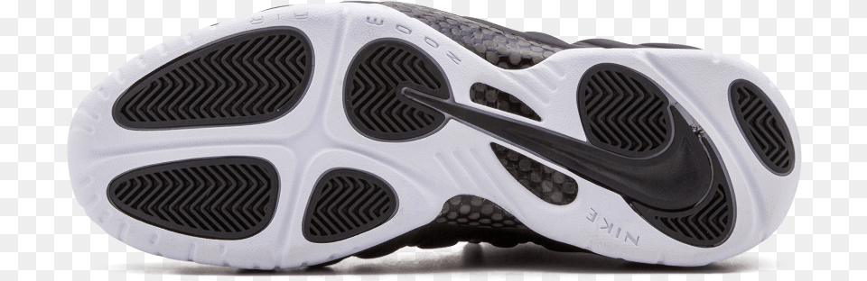 Nike Air Foamposite Pro 115 Shoes Black White, Clothing, Footwear, Shoe, Sneaker Free Png Download