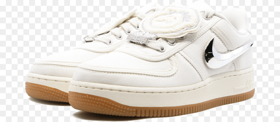 Nike Air Force 1 Low Sail Quottravis Scottquot Nike Travis Scott Air Force, Clothing, Footwear, Shoe, Sneaker Free Transparent Png