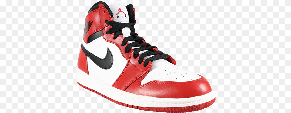 Nike Air Jordan 1 Chicago Jordan 1 Chicago, Clothing, Footwear, Shoe, Sneaker Free Png