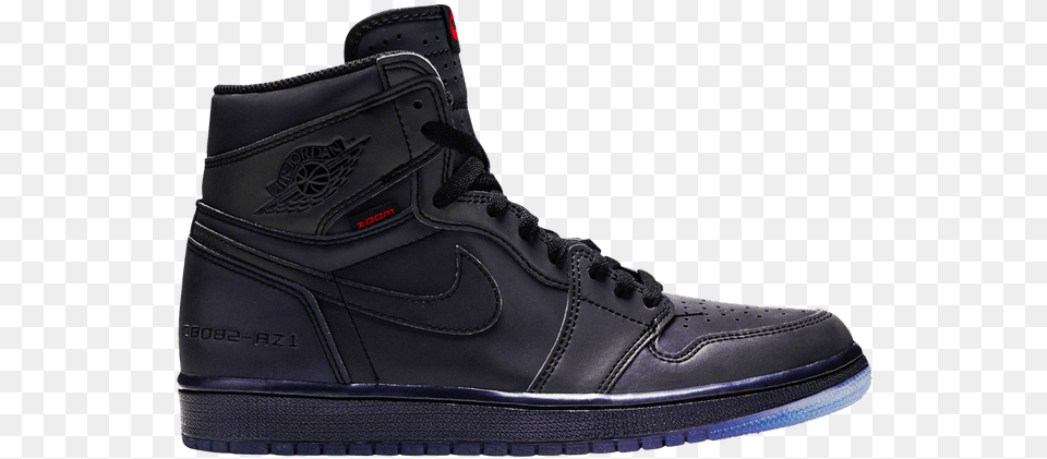 Nike Air Jordan 1 Mid Black, Clothing, Footwear, Shoe, Sneaker Free Png
