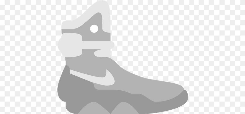 Nike Air Mag Icon Of Flat Style Water Shoe, Clothing, Footwear, Smoke Pipe, Boot Png