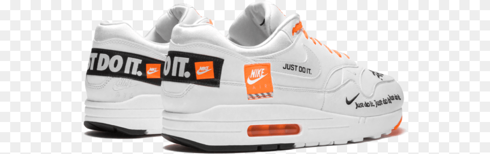 Nike Air Max 1 Se 39 Just Do It39 Ao1021 100 White New Nike Just Do It Zapatillas, Clothing, Footwear, Shoe, Sneaker Free Transparent Png