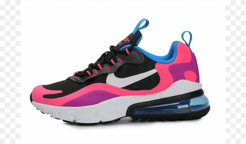 Nike Air Max 270 React Rose, Clothing, Footwear, Shoe, Sneaker Free Png Download