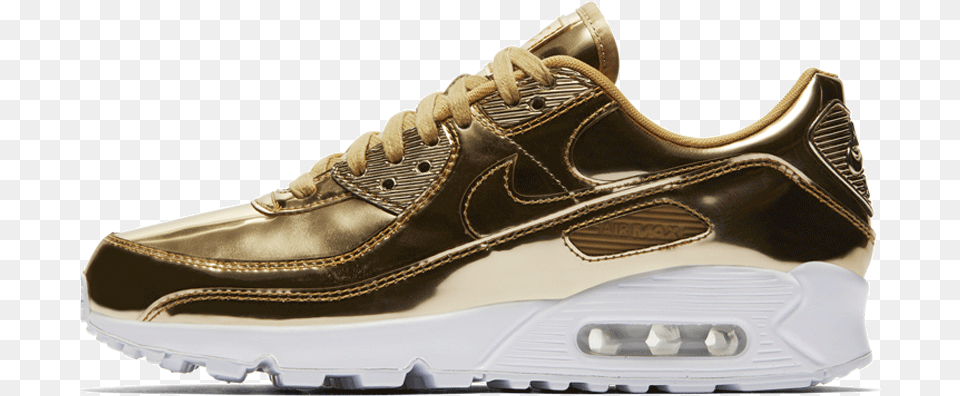 Nike Air Max 90 Sp Air Max 90 Metallic Gold M, Clothing, Footwear, Shoe, Sneaker Free Transparent Png