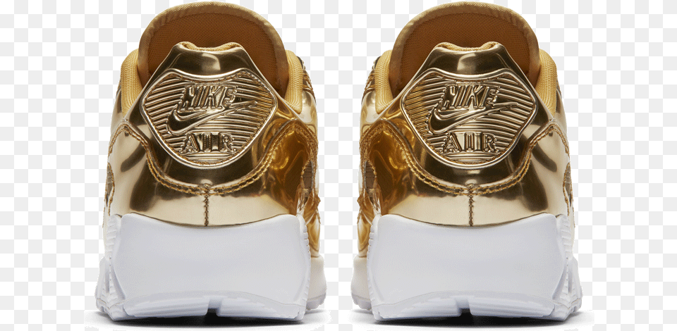 Nike Air Max 90 Sp Silver Nike Air Max 90 Gold, Clothing, Footwear, Shoe, Sneaker Png