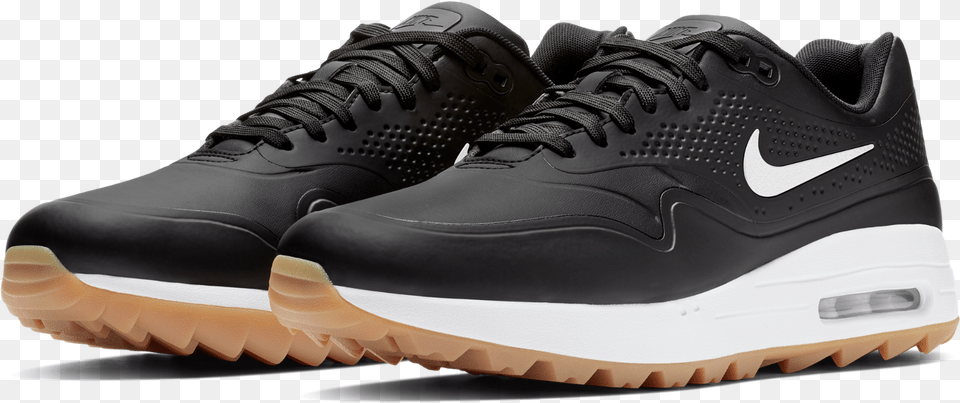 Nike Air Max Golf Shoes Black, Clothing, Footwear, Shoe, Sneaker Png Image