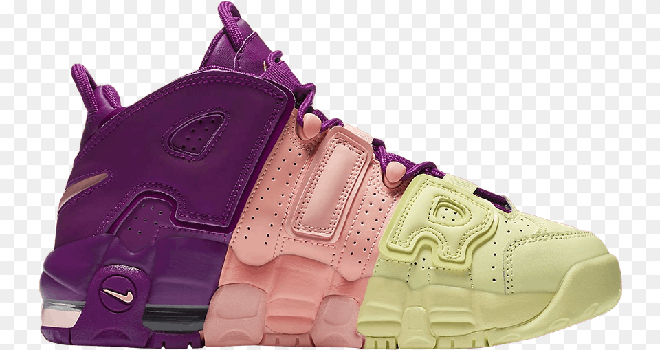 Nike Air More Uptempo Lucky, Clothing, Footwear, Shoe, Sneaker Free Transparent Png