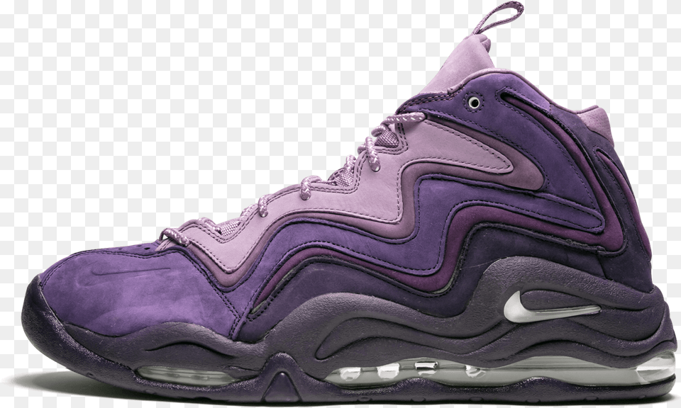 Nike Air Pippen Qs Purple Dynasty Sneakers, Clothing, Footwear, Shoe, Sneaker Free Png